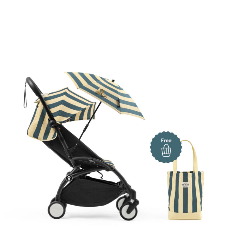 Carucior sport pentru copii Stokke YOYO³ 6 luni+ cu kit de vara Riviera Monaco EDITIE LIMITATA