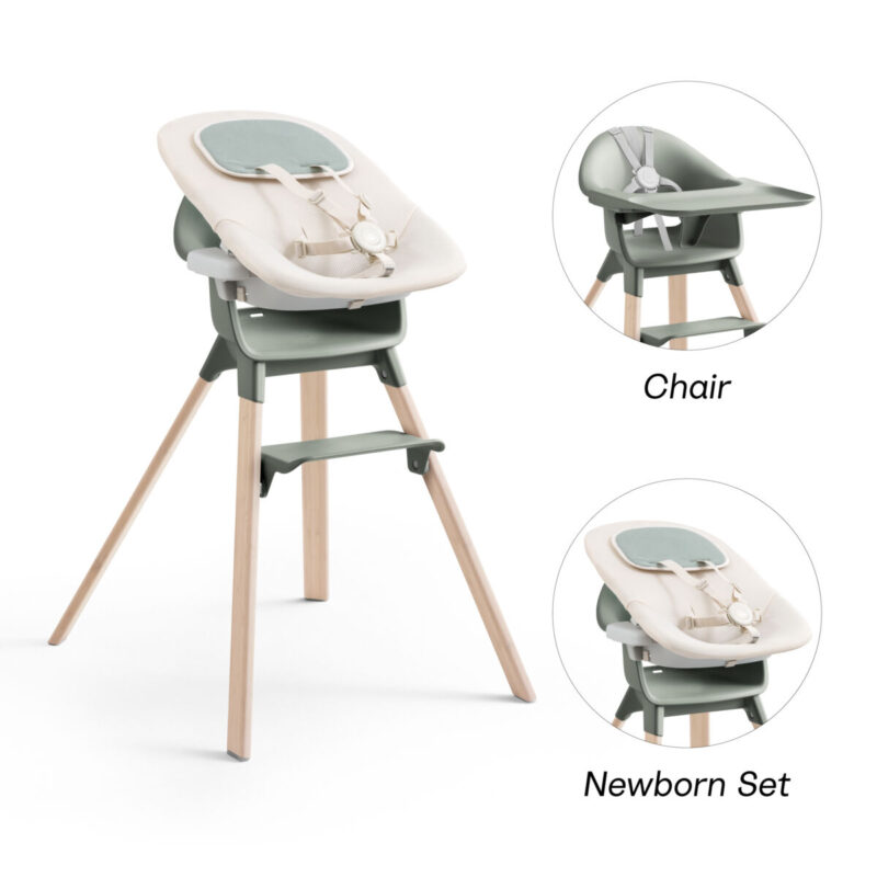Scaun de masa pentru copii Stokke® Clikk™ cu New Born